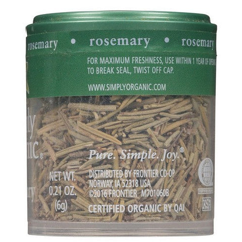 Simply Organic, Organic Rosemary Leaf, 0.21 Oz Simply Organic