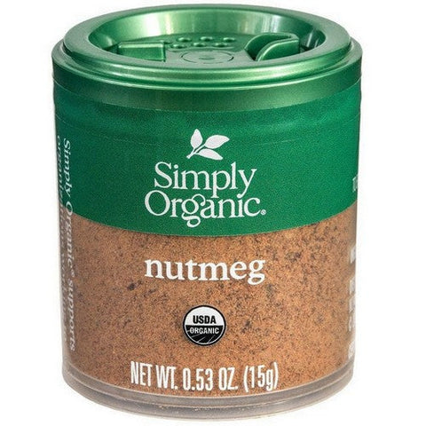 Simply Organic, Organic Nutmeg Ground, 0.53 Oz Simply Organic
