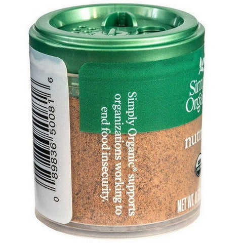 Simply Organic, Organic Nutmeg Ground, 0.53 Oz Simply Organic
