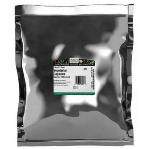 Frontier Coop, Frontier Clear Vegetarian 0 Capsules, 1000 Count Frontier Coop