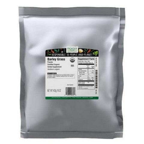 Frontier Coop, Organic Barley Grass Powder, 1 Lb Frontier Coop
