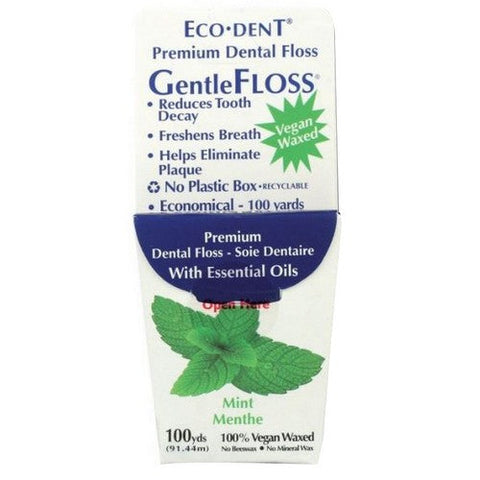 Eco-Dent, Premium Mint GentleFloss, 100 Count Eco-Dent