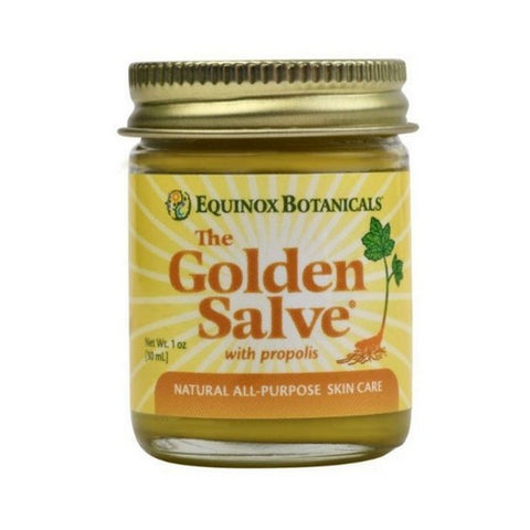 Equinox Botanicals, The Golden Healing Salve With Propolis, 1 Oz Equinox Botanicals