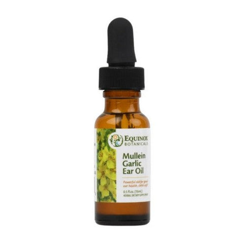 Equinox Botanicals, Mullein Garlic Ear Oil, 0.5 Oz Equinox Botanicals