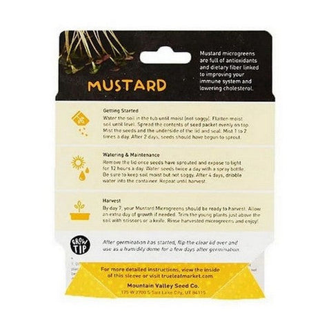 Handy Pantry, Mustard Microgreen Kit, 1 Count Handy Pantry