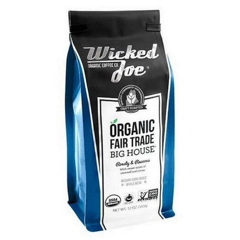 Wicked Joe Coffee, Big House Whole Bean Coffee, 12 Oz Wicked Joe Coffee