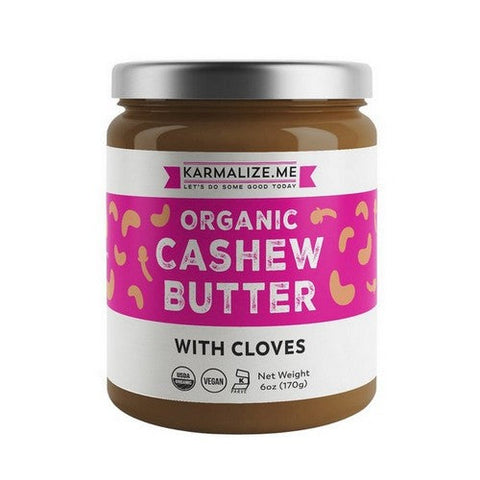Karmalize.Me, Organic Cashew Butter, 6 Oz Karmalize.Me