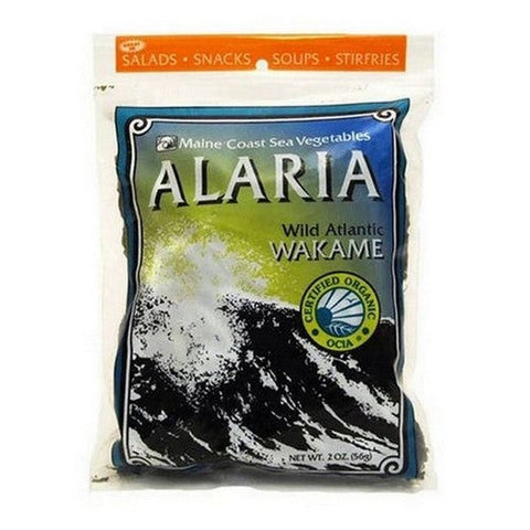 Maine Coast Sea Vegetables, Alaria Whole Leaf Wild Atlantic Wakame, 2 Oz Maine Coast Sea Vegetables