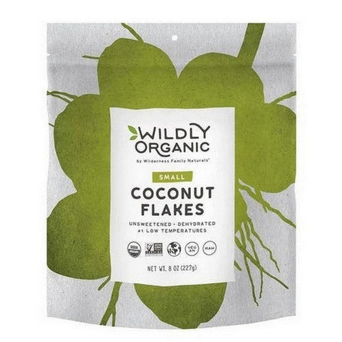 Wildly Natural, Organic Small Coconut Flakes, 8 Oz Wildly Natural