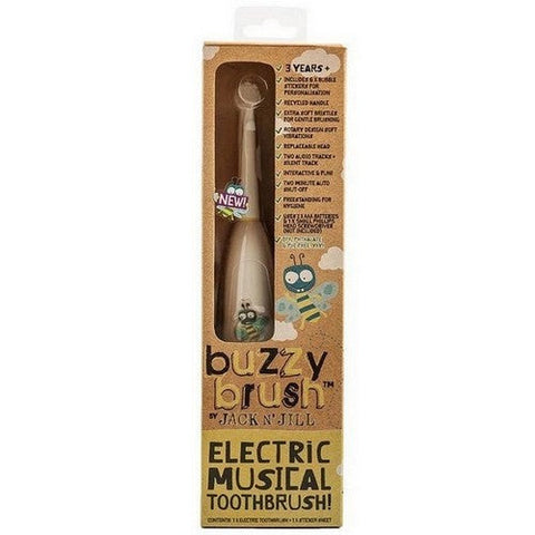 Jack N' Jill, Buzzy Brush Musical Electric Toothbrush, 1 Count Jack N' Jill