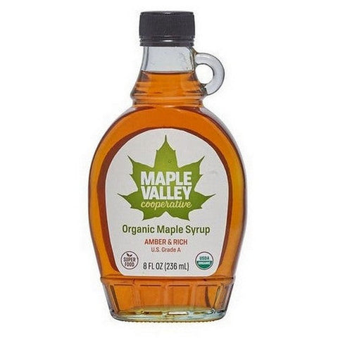 Maple Valley Cooperative, Amber And Rich Organic Maple Syrup, 8 Oz Maple Valley Cooperative