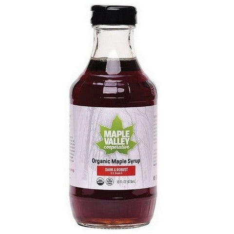 Maple Valley Cooperative, Organic Syrup Dark And Robust, 16 Oz Maple Valley Cooperative