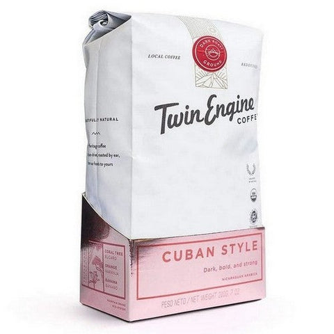 Twin Engine Coffee, Organic Ground Cuban Style Coffee, 7 Oz Twin Engine Coffee