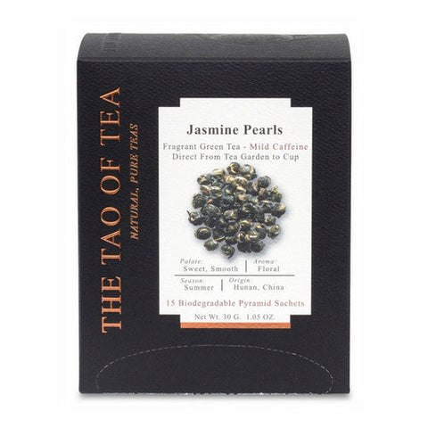 The Tao Of Tea, Jasmine Pearls Box Pyramid, 15 Sachets The Tao Of Tea