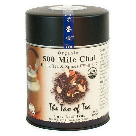 Nature's Answer, Organic Black Tea And Spices 500 Mile Chai, 4 Oz The Tao Of Tea