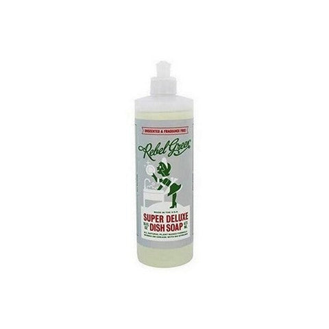 Rebel Green, Super Deluxe Dish Soap Unscented, 16 Oz Rebel Green