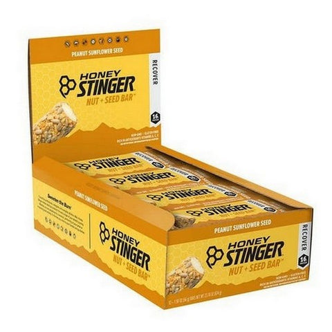 Honey Stinger, Peanut Sunflower Nut + Seed Bar, 1.98 Oz Honey Stinger
