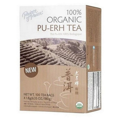 Prince Of Peace, Organic Pu Erh Tea, 100 Count Prince Of Peace