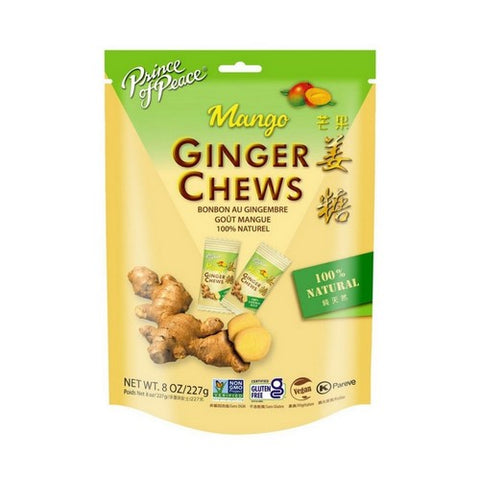 Prince Of Peace, Mango Ginger Chews, 8 Oz Prince Of Peace