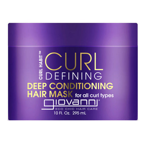 Giovanni Cosmetics, Curl Habit Curl Defining Deep Conditioning Hair Mask, 10 Oz Giovanni Cosmetics