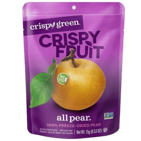 Crispy Green, All Pear Freeze Dried Fruit, 0.53 Oz Crispy Green
