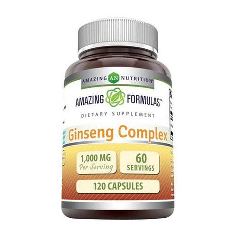 Amazing Nutrition, Amazing Formulas Ginseng Complex, 1000 mg, 120 Caps Amazing Nutrition