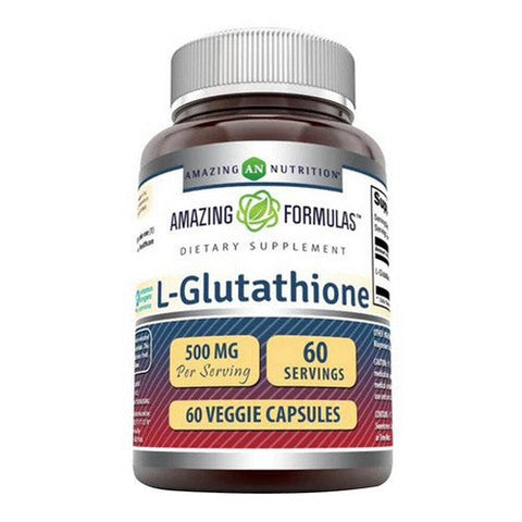 Amazing Formulas Lglutathione 60 VegCaps by Amazing Nutrition