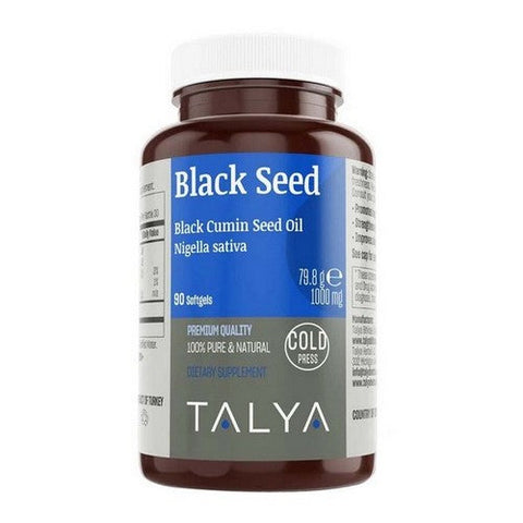 Talya, Black Seed Oil, 90 Softgels Talya
