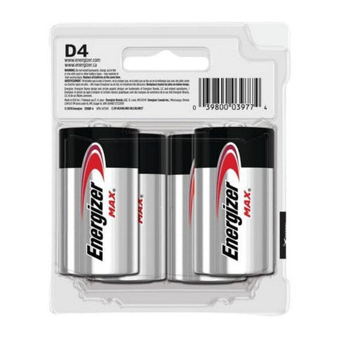 Energizer, Max D Alkaline Batteries, 4 Each Energizer
