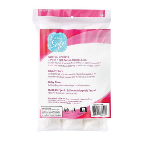 Simply Soft, Premium Cotton Rounds, 300 Count Simply Soft