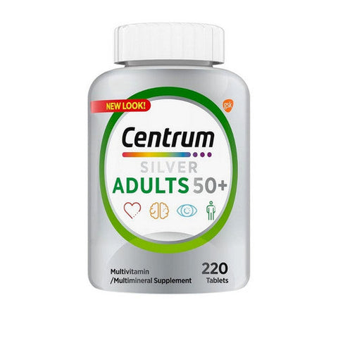 Centrum, Silver Adults 50 Plus, 220 Tabs