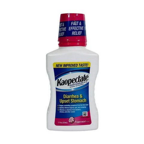 Kaopectate, Anti Diarrheal And Upset Stomach Relief Liquid Peppermint, 11 Oz Kaopectate