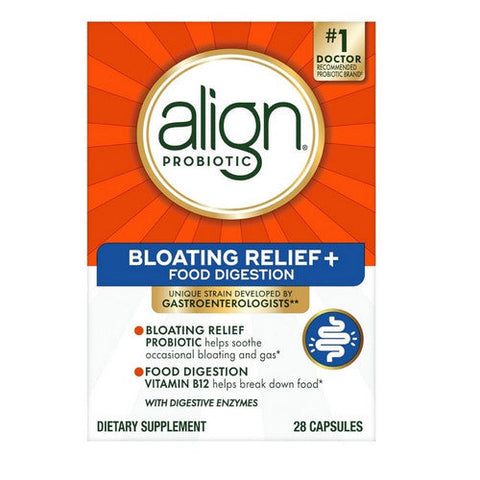 Align Probiotic, Bloating Relief Plus Food Digestion, 28 Capsules Align Probiotic