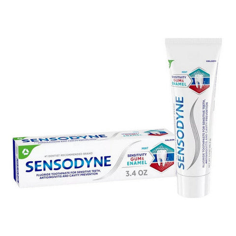 Sensodyne, Sensitivity Gum And Enamel Toothpaste, 3.4 Oz Sensodyne