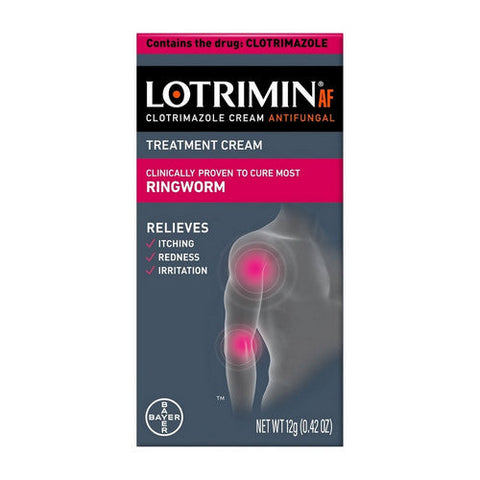 Lotrimin, Clotrimazole Antifungal Ringworm Treatment Cream, 0.42 Oz Lotrimin