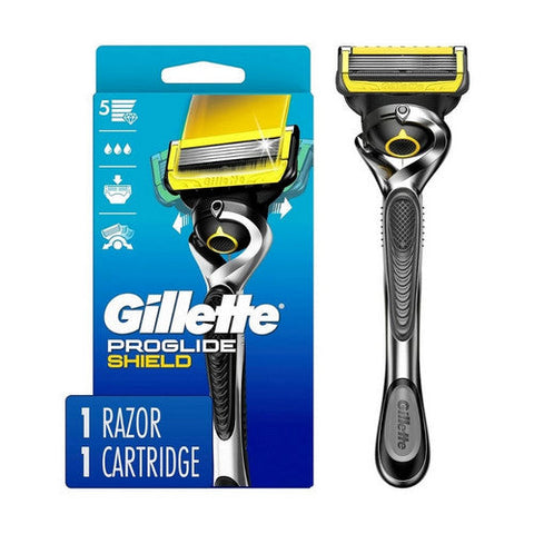 Gillette, Fusion5 ProShield Mens Razor with 1 Razor Blade Refill, 1 Count Gillette