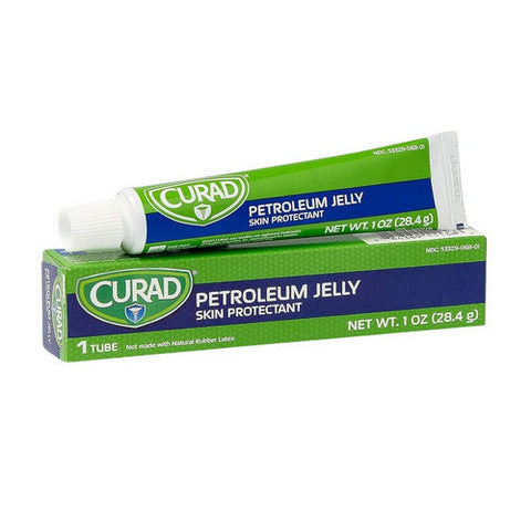 Curad, Petroleum Jelly Skin Protectant And Moisturizer, 1 Oz Curad