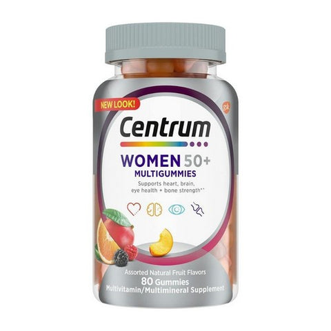 Centrum, Women 50+ Multigummies, 80 Count Centrum