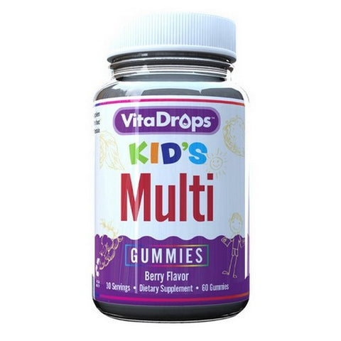 Vitadrops, VitaDrops Kid's Multivitamin, 60 Gummies Vitadrops