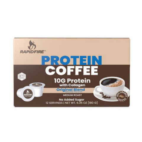 Rapid Fire, Original Protein Coffee, 6.35 Oz