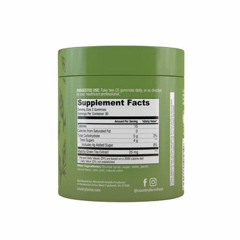 Country Farms, Matcha Green Tea, 60 Gummies Country Farms