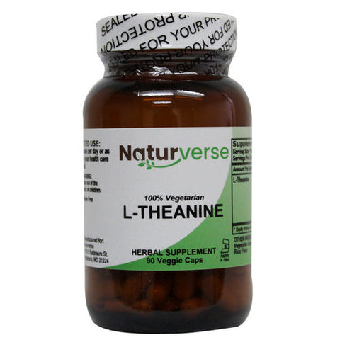 Naturverse, L-Theanine Powder Capsules, 90 VegCaps Naturverse