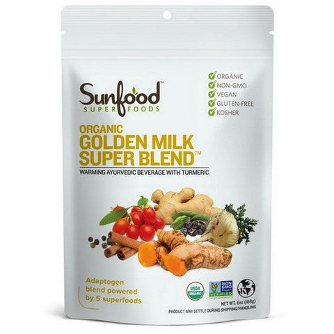 Sunfood Superfoods, Golden Milk Super Blend, 6 Oz Sunfood Superfoods