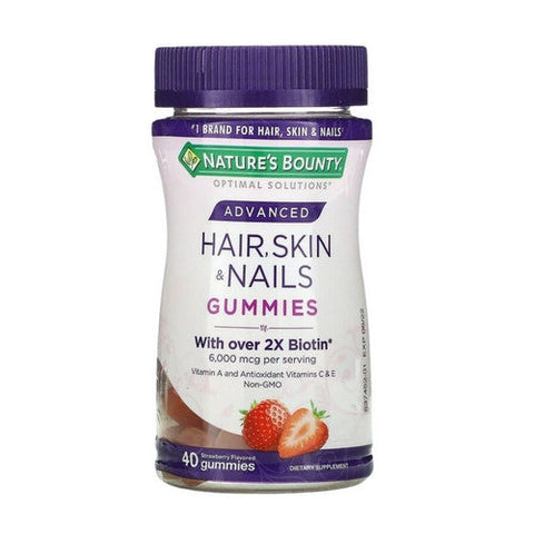 Nature's Bounty, Advanced Skin And Nails Vitamins With Biotin, 40 Count