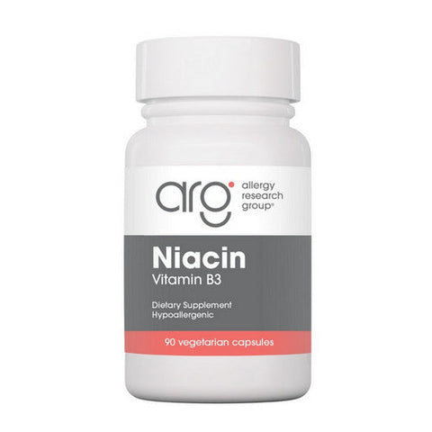 Nutricology/ Allergy Research Group, Niacin Vitamin B3, 90 Veg Caps Nutricology/ Allergy Research Group