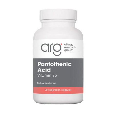 Nutricology/ Allergy Research Group, Pantothenic Acid Vitamin B5, 90 Veg Caps Nutricology/ Allergy Research Group