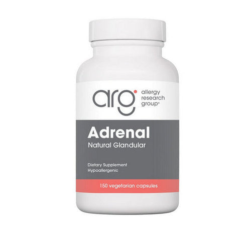 Nutricology/ Allergy Research Group, Adrenal Natural Glandular, 150 Veg Caps Nutricology/ Allergy Research Group