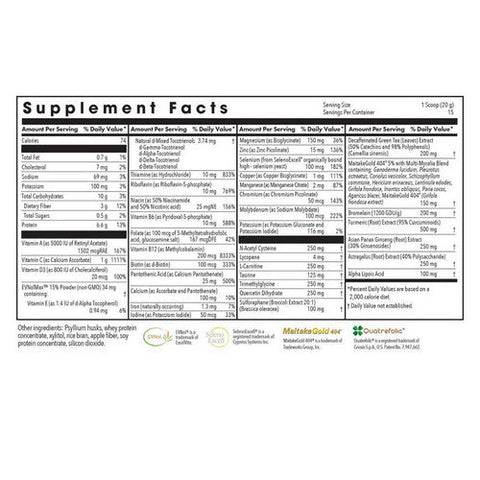 Nutricology/ Allergy Research Group, Wholly Immune Total Immune Nutrient Support, 300 Grams