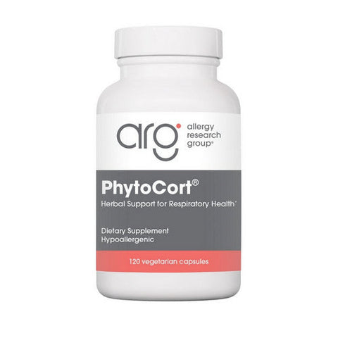 Nutricology/ Allergy Research Group, PhytoCort Herbal Support for Healthy Breathing, 120 Veg Caps Nutricology/ Allergy Research Group