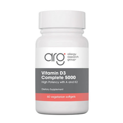 Nutricology/ Allergy Research Group, Vitamin D3 Complete High Potency D with A And K2, 60 Softgels Nutricology/ Allergy Research Group
